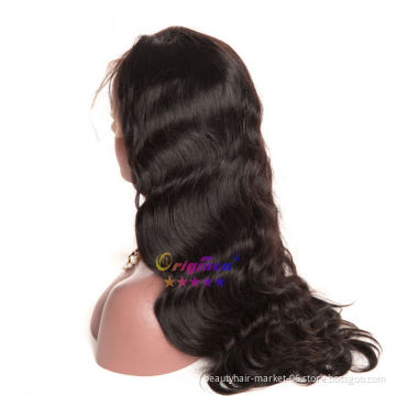 Customize Wig Vendors Wholesale Indian Virgin Hair Lace Frontal Wig 13*4 Natural Deep Virgin Human Raw Indian Hair Wig Deep Wave